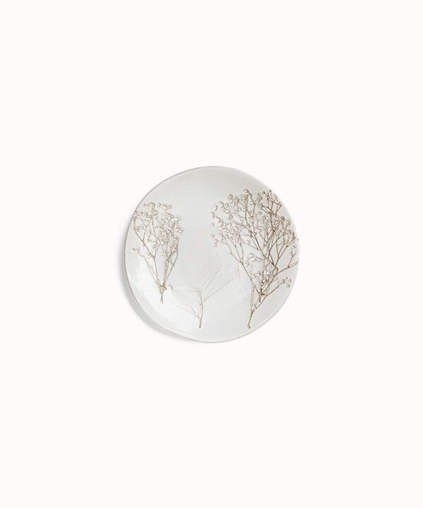 Pressed Floral Salad Plate